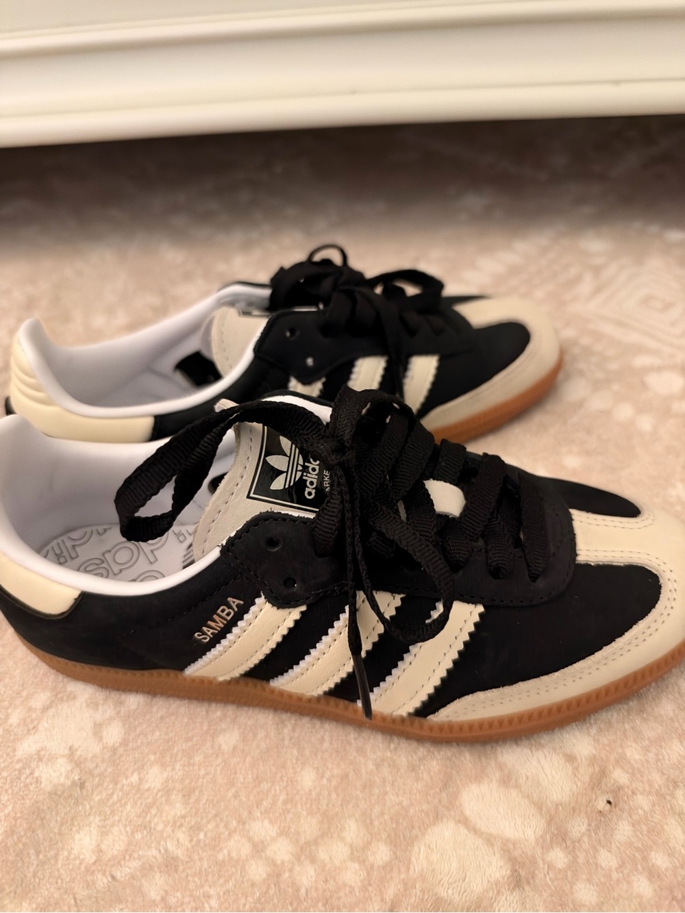 adidas Samba Black, White & Gum Classic Sneakers
